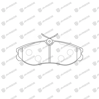 D1213 pastilhas de freio para Ford Maverick Du, Nu