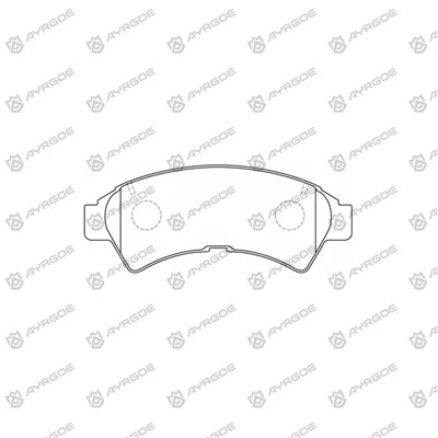 D2102 PATS DE FREIO PARA TOYOTA VISTA SV30