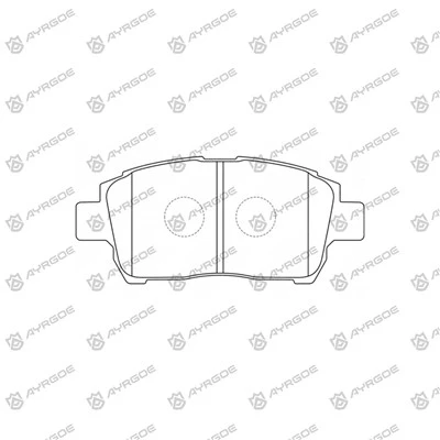 D2183H PATS DE FREIO PARA TOYOTA