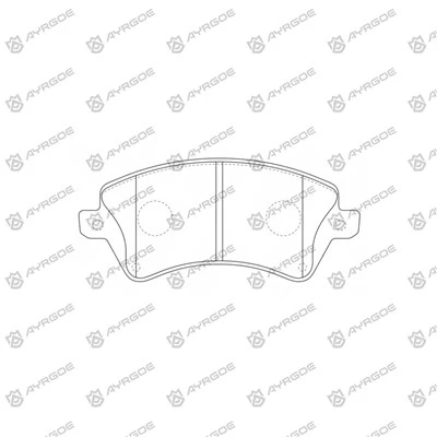 D22224H PATS DE FREIO PARA TOYOTA