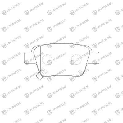 D2239H PATS DE FREIO PARA TOYOTA