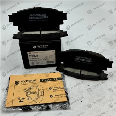 D2326 PATS DE FREIO PARA LEXUS RX AL10 E TOYOTA SIENNA XL30 e Highlander Xu50