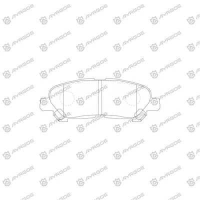 D2326H PATS DE FREIO PARA TOYOTA SIENNA GSL30