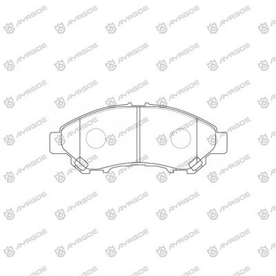 D2369 pastilhas de freio para Toyota Rush F850