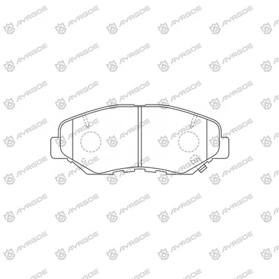D5128MH PATS DE FREIO PARA HONDA
