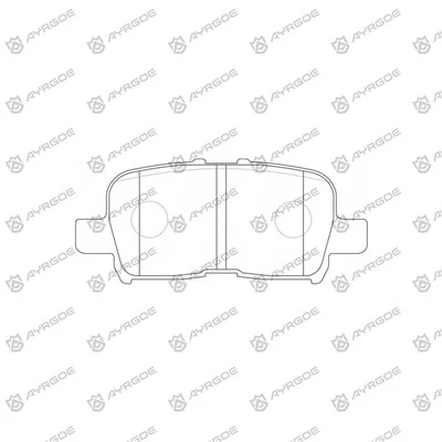 D5180M PATS DE FREIO PARA HONDA PILOTO YF1