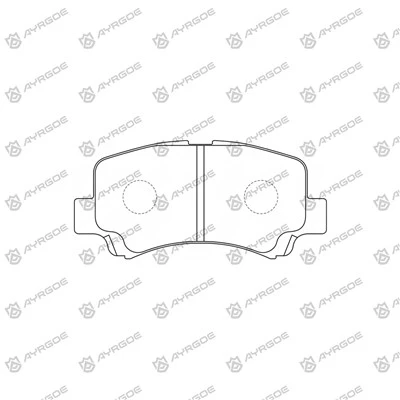 D9026 PATS DE FREIO PARA CHERY A1 SQR7130