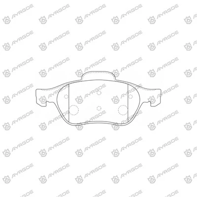 PN0204 PATS DE FREIO PARA Renault Laguna BG08